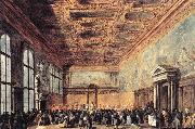 GUARDI, Francesco Audience Granted by the Doge painting